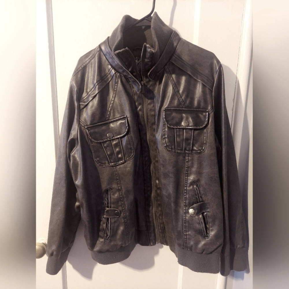 Grey Bomber style jacket